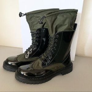 Moschino combat boots